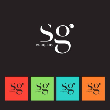 S ve G harfi şirket logosu 