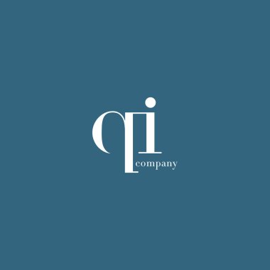 Q ve şirket logosu mektup 