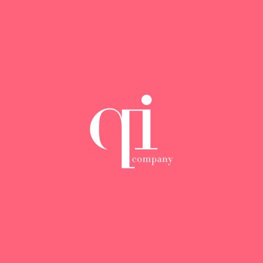 Q ve şirket logosu mektup 