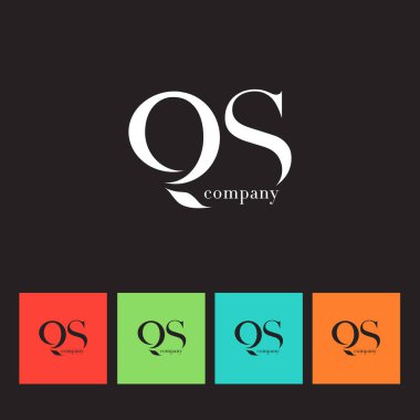 Q ve S harfi şirket logosu 