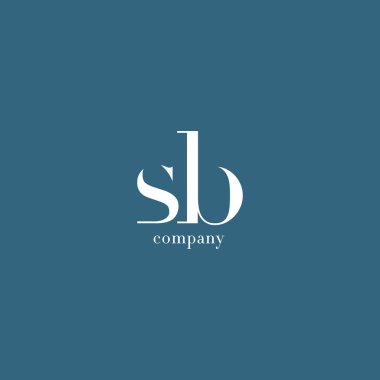 S ve B harfi şirket logosu 