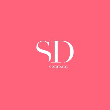 S ve D harfi şirket logosu 
