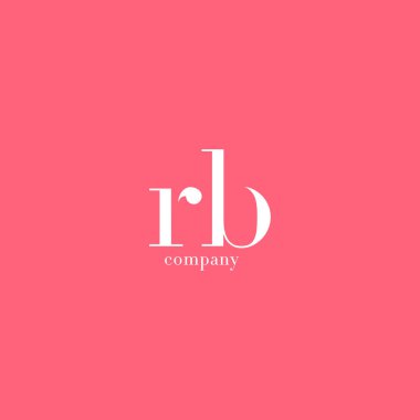 R & B harfi şirket logosu 