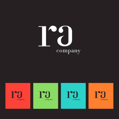 R ve mektup şirket logosu 