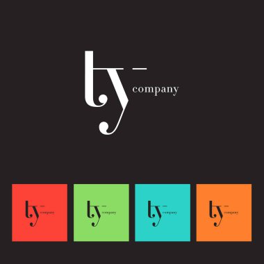 T ve Y harfi şirket logosu 