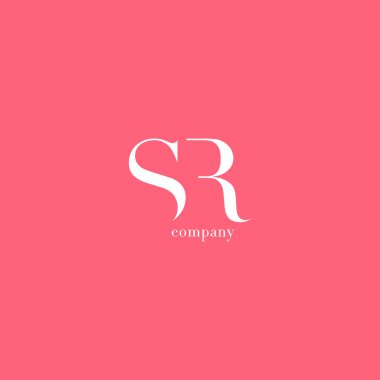 S ve R harfi şirket logosu 
