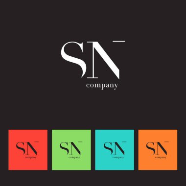 S ve N harfi şirket logosu 