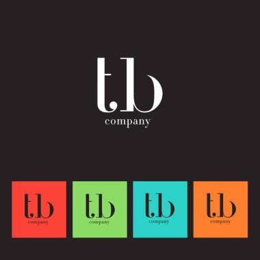 T ve B harfi şirket logosu 