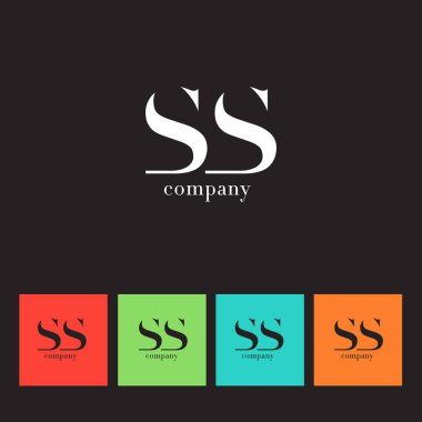 S ve S harfi şirket logosu 