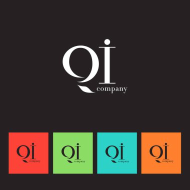 Q ve şirket logosu mektup 