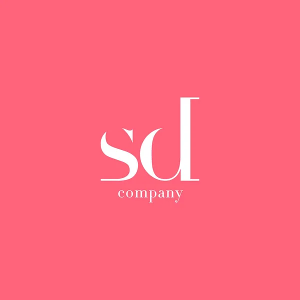 S & Logo firmy litery D — Wektor stockowy