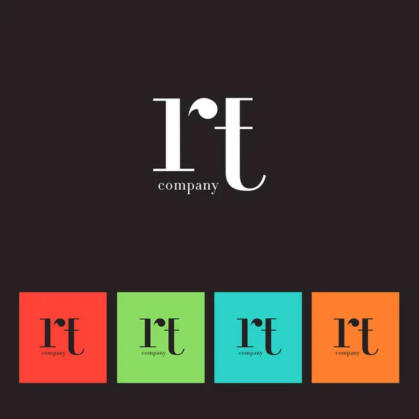 R & Logo firmy litera T — Wektor stockowy