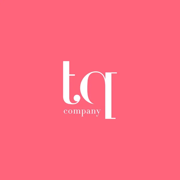 T & Q Carta logotipo da empresa —  Vetores de Stock