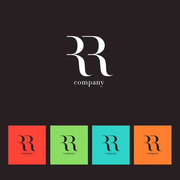 R & R Letra Compañía Logo — Archivo Imágenes Vectoriales