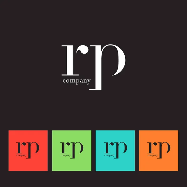 R & P 信公司徽标 — 图库矢量图片