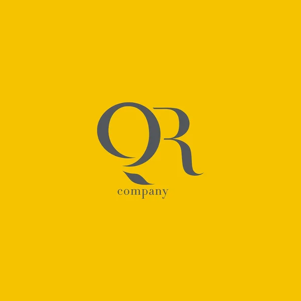 Q & r Brief Firmenlogo — Stockvektor