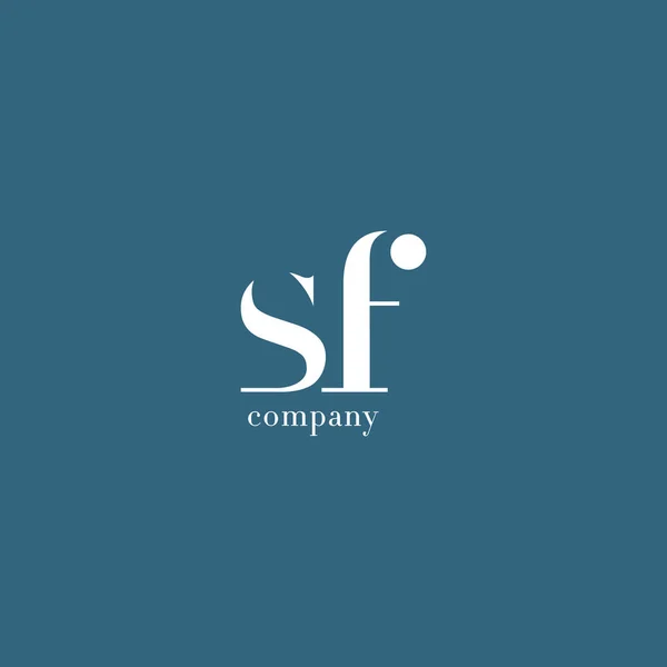 S & λογότυπο εταιρείας γράμμα F — Διανυσματικό Αρχείο