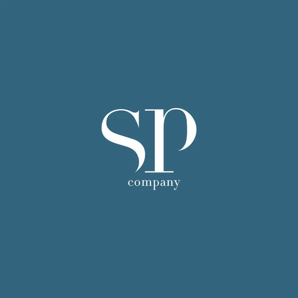 Logotipo de la empresa Carta S & P — Archivo Imágenes Vectoriales