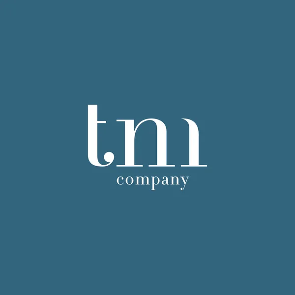 T & M Lettre Logo de l'entreprise — Image vectorielle