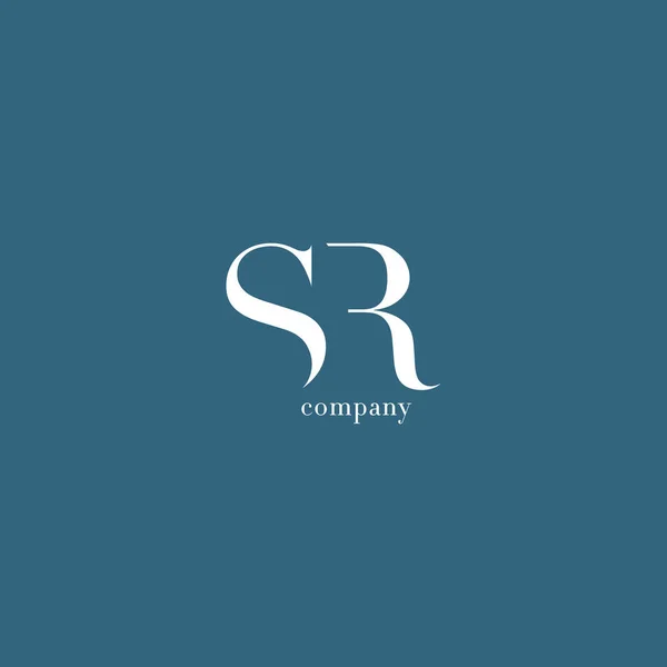 Логотип S & R Letter Company — стоковый вектор