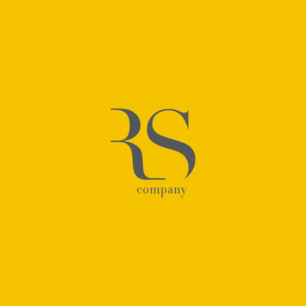 R & S Lettera Azienda logo — Vettoriale Stock