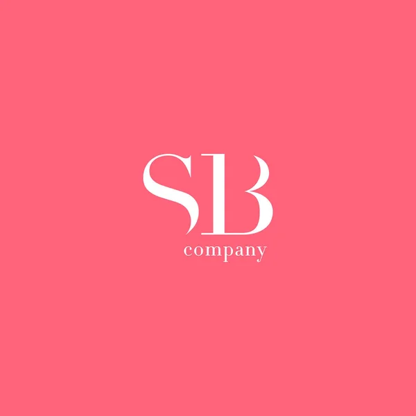 S ・ B 文字会社のロゴ — ストックベクタ