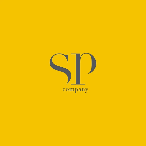 Logotipo de la empresa Carta S & P — Vector de stock