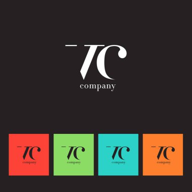 V ve C harfi şirket logosu 