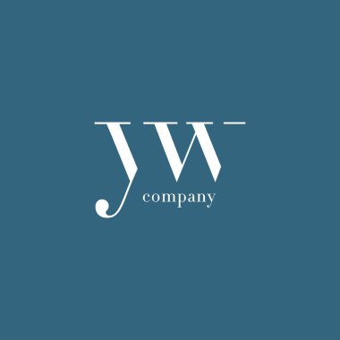 Y ve W harfi şirket logosu 