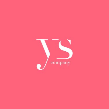 Y ve S harfi şirket logosu 