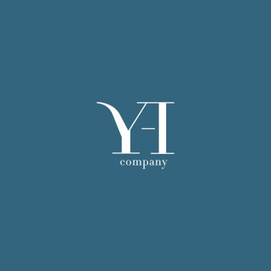 Y ve H harfi şirket logosu 