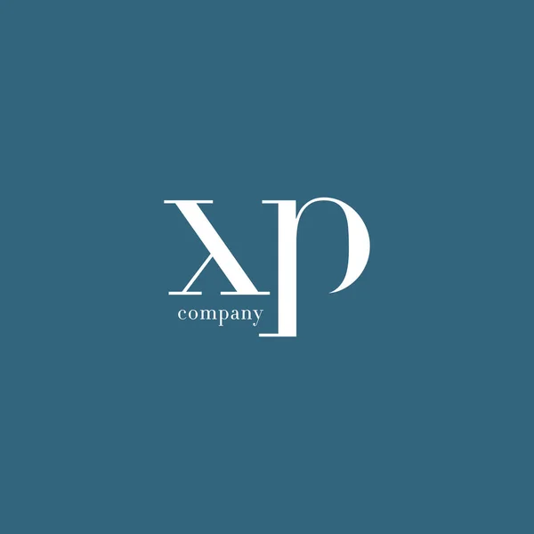 X & P 手紙社ロゴ — ストックベクタ