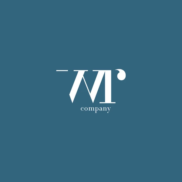 W ve R harfi şirket logosu — Stok Vektör