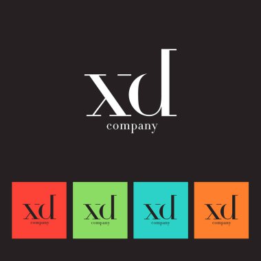 X ve D harfi şirket logosu 