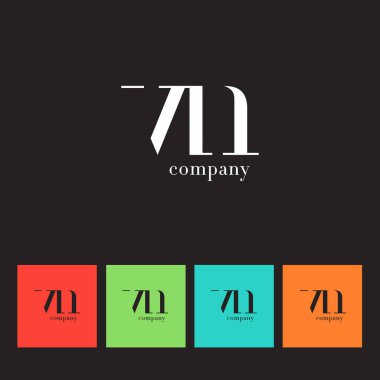 V ve N harfi şirket logosu 