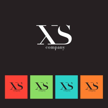 X ve S harfi şirket logosu 