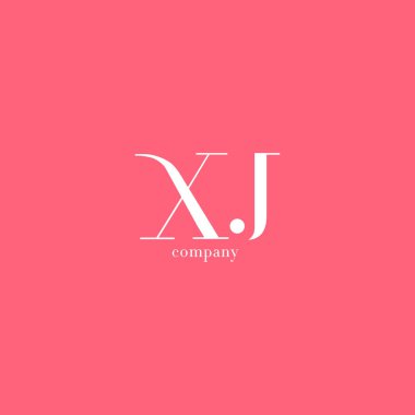 X ve J harfi şirket logosu 