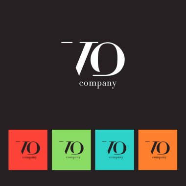 V ve O mektup şirket logosu 