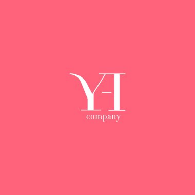 Y ve H harfi şirket logosu 