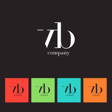 V ve B harfi şirket logosu 
