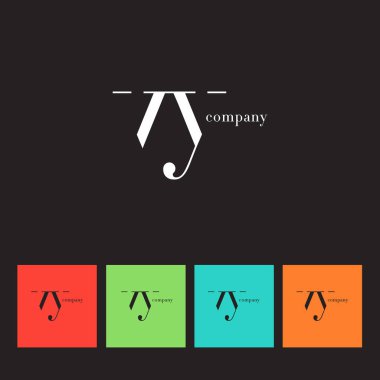 V ve Y harfi şirket logosu 