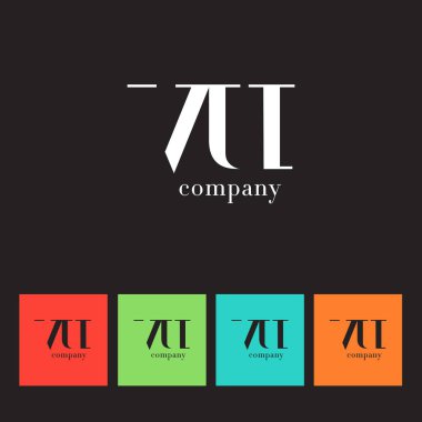 V ve U harfi şirket logosu 