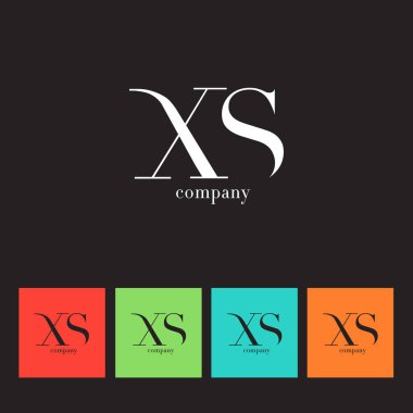 X ve S harfi şirket logosu 
