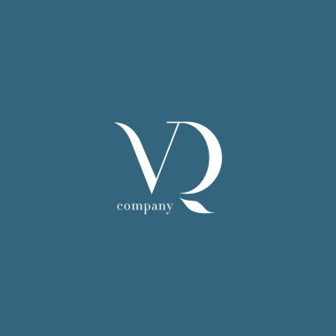V ve Q harfi şirket logosu 