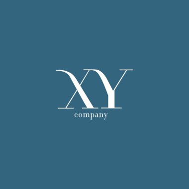 X ve Y harfi şirket logosu 