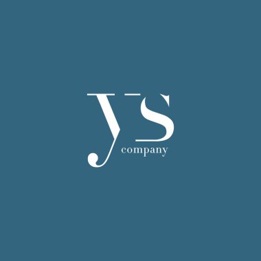 Y ve S harfi şirket logosu 