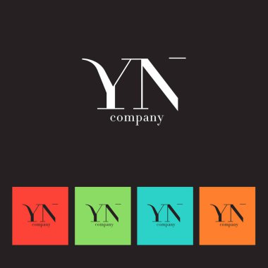 Y ve N harfi şirket logosu 