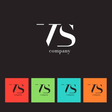 V ve S harfi şirket logosu 