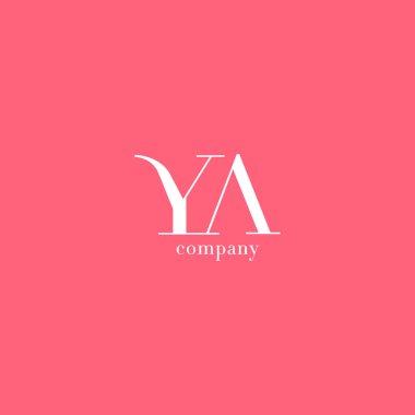 Y ve mektup şirket logosu 