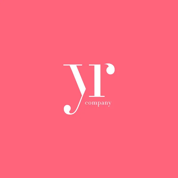 Y & λογότυπο εταιρείας γράμμα R — Διανυσματικό Αρχείο